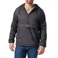 Куртка анорак 5.11 Tactical Warner Anorak Jacket ,тактическая военная мужская дождевая ветровка черная США