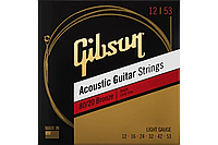 Струни для акустичних гітар GIBSON SAG-CBRW12 COATED 80/20 BRONZE ACOUSTIC GUITAR STRINGS LIGHT