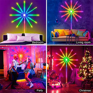 Розумна світлодіодна стрічка "Феєрверк" Led Rgb Fireworks Light