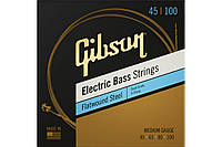 Струни для бас-гітари GIBSON SBG-FWSSM SHORT SCALE FLATWOUND BASS STRINGS MEDIUM SBG-FWSSM