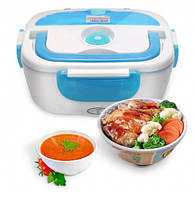 Ланч бокс з підігрівом від мережі 220В Electric lunch box Контейнер для їжі (Синій)