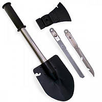 Туристический набор инструмента X14 (лопата, топор, пила, молоток, чехол)