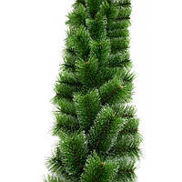 Гірлянда сосна Мікс засніжена 2.5 м з ПВХ-ліски (Зелена)