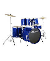 Акустична ударна установка MAXTONE MXC-3005 (Metallic Blue)