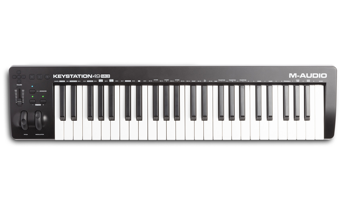 MIDI-клавіатура M-Audio Keystation 49 MK3 - фото 2 - id-p1986587892