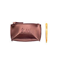 Пінцет для брів Elan Gold в косметичці Elan Bronze