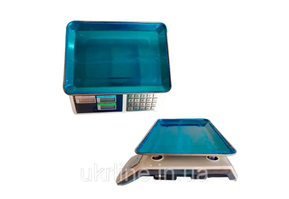 Ваги торговельні ACS KitchenTech KT218 50кг 6V (метал)