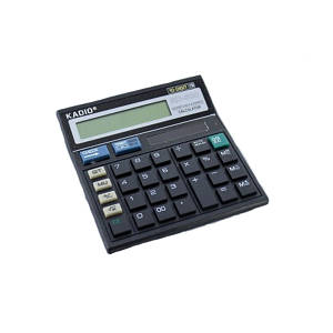 Калькулятор настільний Kadio KD500 чорний (45016)
