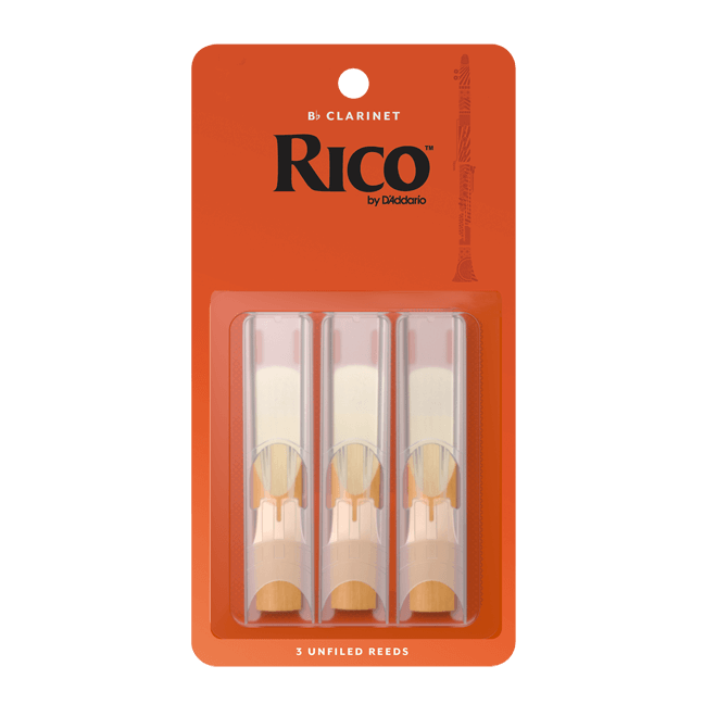 Тростини для кларнета D`ADDARIO Rico - Bb Clarinet 1.5 - 3 Pack, фото 1