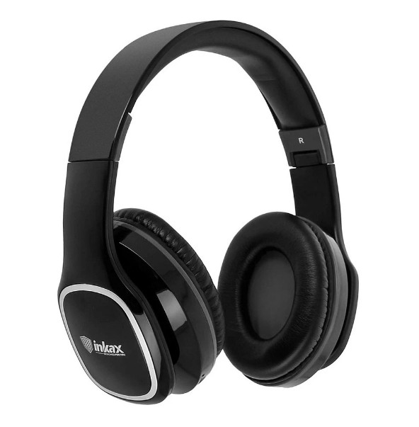 Навушники стерео гарнітура Inkax HP-07 Foldable (Чорний), фото 1