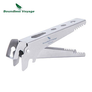 Чапельник титановий Boundless Voyage titanium для каструль і сковорідок. Ручка для кухонного посуду.