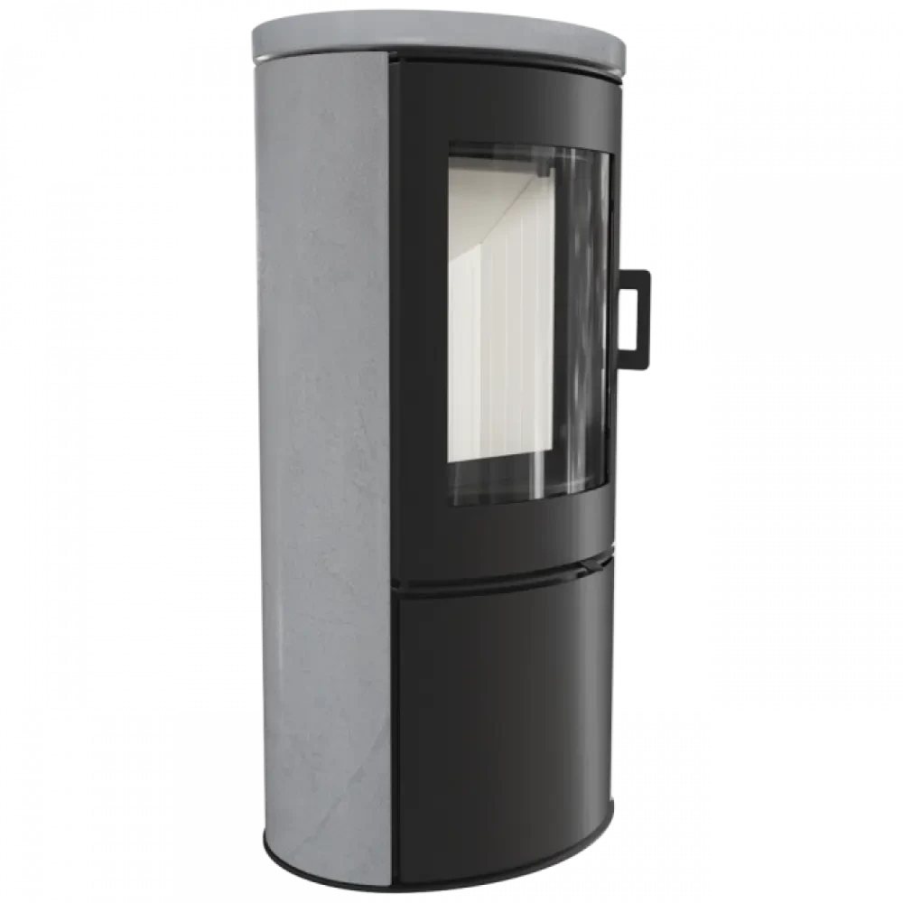 Сталева піч KRATKI KOZA AB S DR ECO FIMATTO Бетон сірий, фото 1