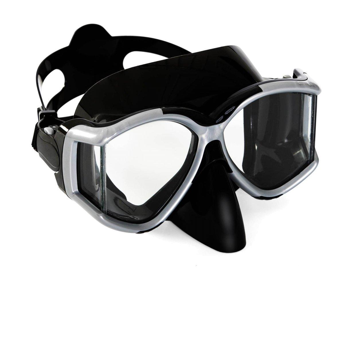 Дитяча маска для плавання та снорклінгу Bestway "Спортивна" розмір XL Чорна (IP-172097)