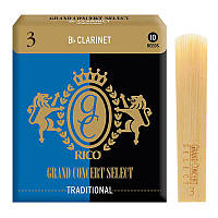 Тростина для кларнета D`ADDARIO GRAND CONCERT SELECT - BB CLARINET #3.0 (1ШТ)