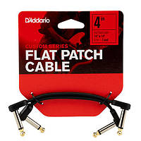 Інструментальний патч-кабель (2 шт) D`ADDARIO PW-FPRR-204 Custom Series Flat Patch Cables (10cm)
