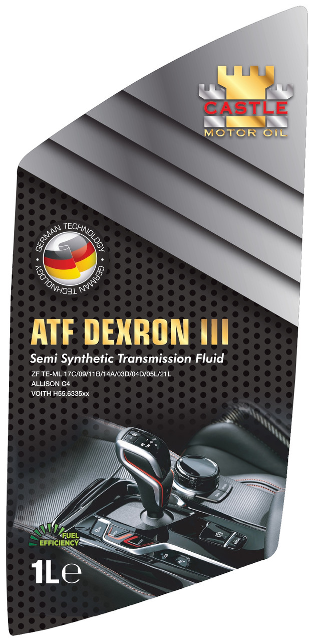 Трансмісійна олива CASTLE ATF DEXTRON III 1л API V3