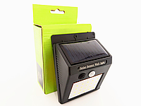 Светодиодный уличный светильник Solar 24 LED настенный от солнечной батареи с датчиком движения