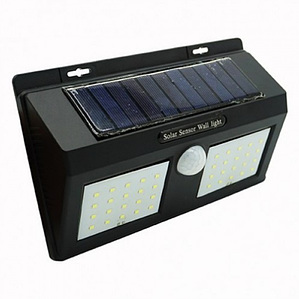 Світлодіодний вуличний світильник Solar 1626A LED навісний настінний від сонячної батареї з датчиком руху