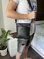 Мужская сумка через плечо Calvin Klein, мужская кожаная сумка планшетка