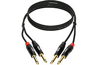 Кабель комутаційний KLOTZ KT-JJ150 MINILINK PRO STEREO TWIN CABLE 1.5 M