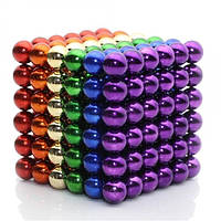 Магнитная развивающая игрушка шарики на магните NeoCube Разноцветный 216 шт антистресс головоломка кубик 5мм в