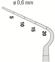 Плаггер кореневий Plugger d 0,6 мм односторонній кругла ручка діаметром 6 мм, Medesy 541/1