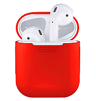 Красный силиконовый чехол для AirPods 1 / 2