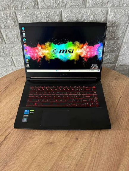 Ноутбук MSI GV15 Thin 11SCV 15,6" 144Hz i5 11400H 8Gb SSD 256Gb GTX 1650 MaxQ Б/В, фото 1