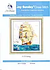 Набір для вишивання за нанесеною на канву схемою "Sailing". AIDA 14CT printed, 43*47 см, фото 3