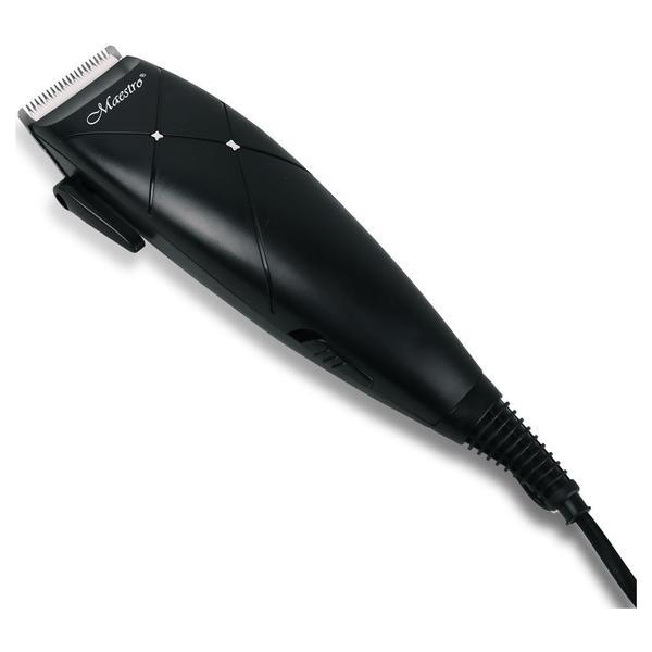 Машинка для стрижки волосся Maestro Mr654-s, 15 Вт, 4 насадки, чорний (DR-000059862)