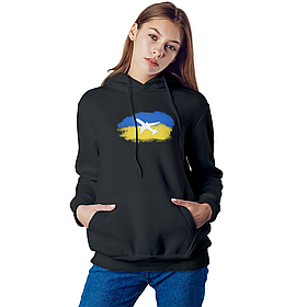 Худі жіночий з принтом Літак XS