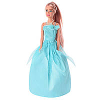 Детская кукла Bambi Принцесса с расческой туфельками и сумочкой 29.5 см Бирюзовый (8063(Turquoise)-RT)