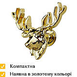 Меблева ручка для шафи, шухляди, комоду,  ретро, декоративна, олень, The Chestnut, фото 3