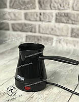 Электрическая кофеварка электротурка DSP KA 3027 с кнопкой отключения (0,3 л, 600 Вт) черная