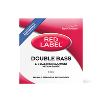 Струни для контрабаса 3/4 D`ADDARIO SUPER SENSITIVE 8107 RED LABEL DOUBLE BASS STRING SET - 3/4 SIZE