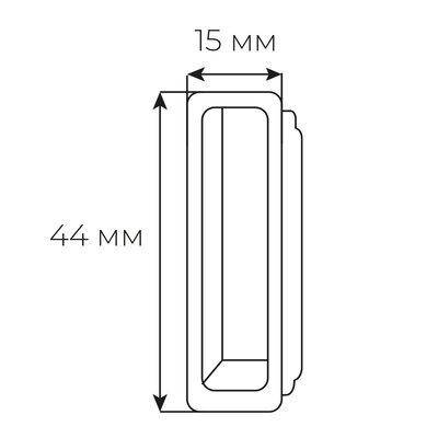 Магнітная вставка AGB під відповідну планку EASY-FIX 91 - білий POLYMER 59705 AGB Італія, фото 2