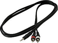 Інсертний кабель ROCKCABLE RCL20902 D4 Patch Cable - 2 x RCA to TRS MiniJack (1.5m)
