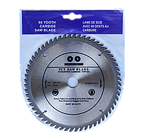 Диск пильний, 185*20 мм, Z60, з напайками "Inter-Сraft"