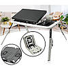 Столик для ноутбука для роботи на ліжку LD-09 E-Table Підставка ноутбука на колінах CV-85, фото 2