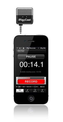 Мікрофон для iPOD/iPhone/iPAD IK MULTIMEDIA iRIG MIC CAST