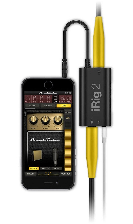 Гітарний аудіоінтерфейс для iPOD/iPhone/iPAD IK MULTIMEDIA iRIG 2