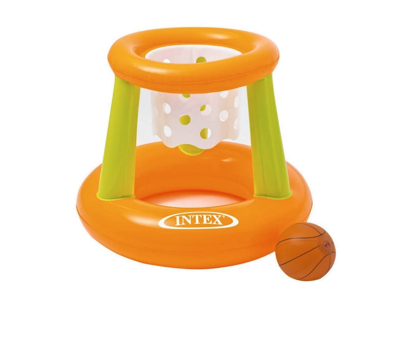 Гра на воді надувна Intex Баскетбол 67х55 см вініл Різнобарвний (IP-170333)