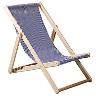 Деревянный пляжный шезлонг Baby Sport SB лежак для дачи Бук 110 см (SB-1843)