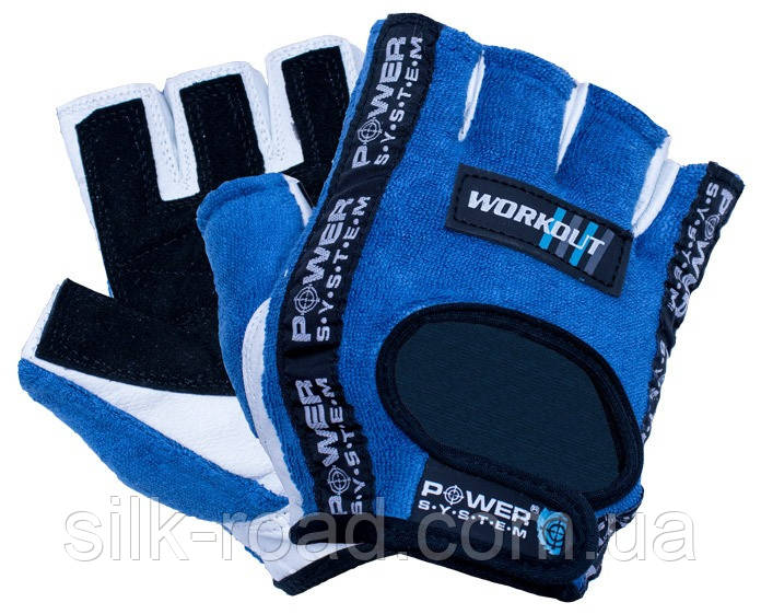 Рукавички для фітнесу Power System PS-2200 Workout Blue M