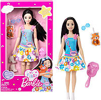 Лялька Моя перша Барбі Рене Barbie My First Barbie Preschool Doll with Squirrel HLL22