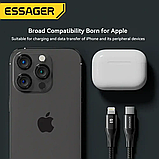 Кабель Essager USB Type C  29 Вт  Lightning для iPhone 14 13 12 11 XS Xr 1м Black, фото 3