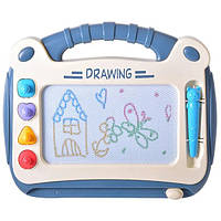 Дитяча магнітна дошка Bambi KD004 B для малювання синій ручкою (KD004 Blue-RT)