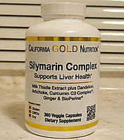 Силимарин California Gold Nutrition Silymarin Complex 360 капсул калифорния голд