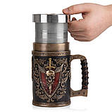 Пивний келих "Кубок темряви", 16 см 77604A4  1 шт., фото 3