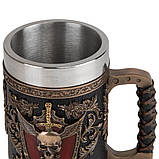 Пивний келих "Кубок темряви", 16 см 77604A4  1 шт., фото 4